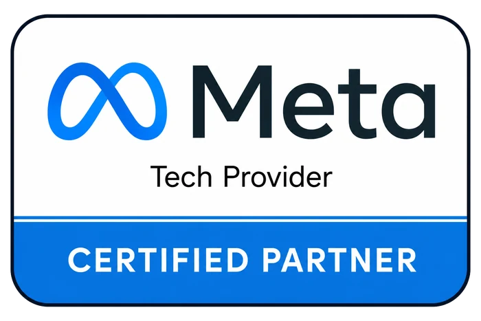 Selo Meta Tech Provider Certified Partner — Comzap parceira oficial da Meta